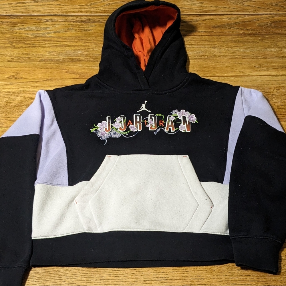 Girls sz L - Jordan Cropped Hoodie